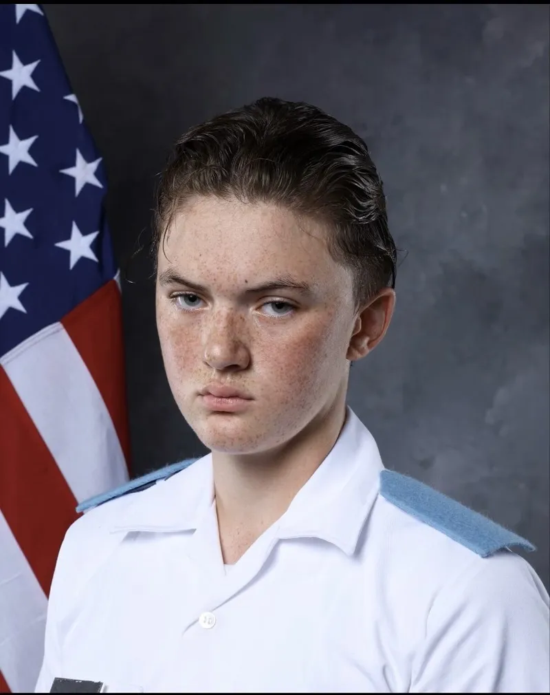 CPO Madison Dryden in Citadel uniform
